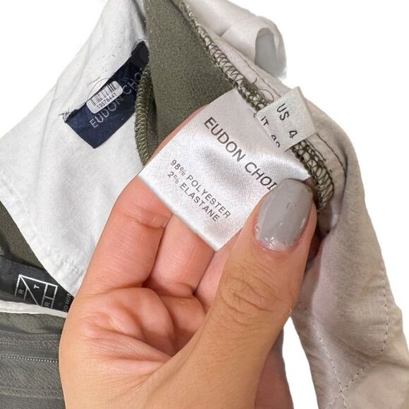 EUDON CHOI Pleated Harrison Shorts Size 4 - Picture 9 of 10